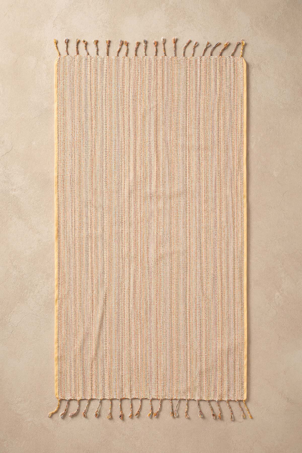 Meander Pestemal, Turkish Towel Ecru