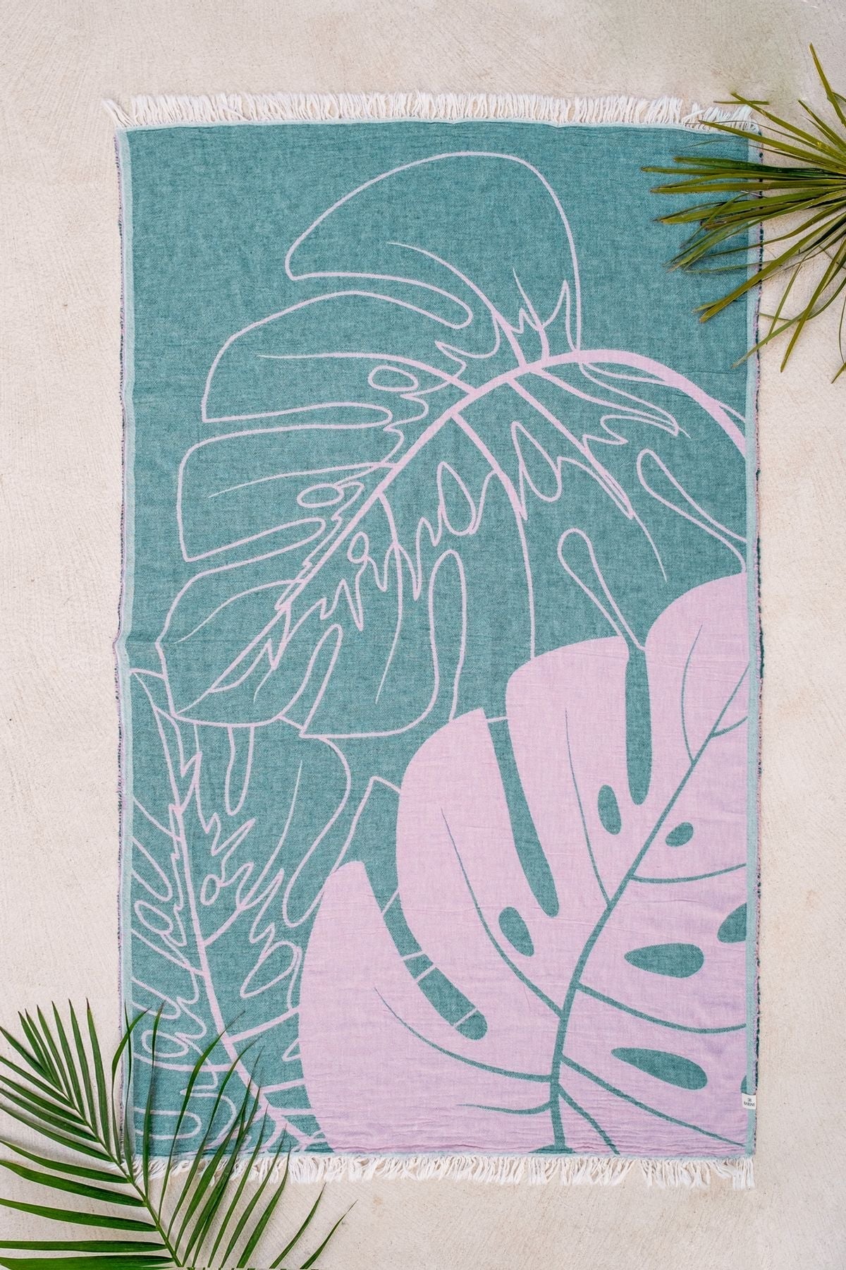 Monstera Peştamal Rose Smoke