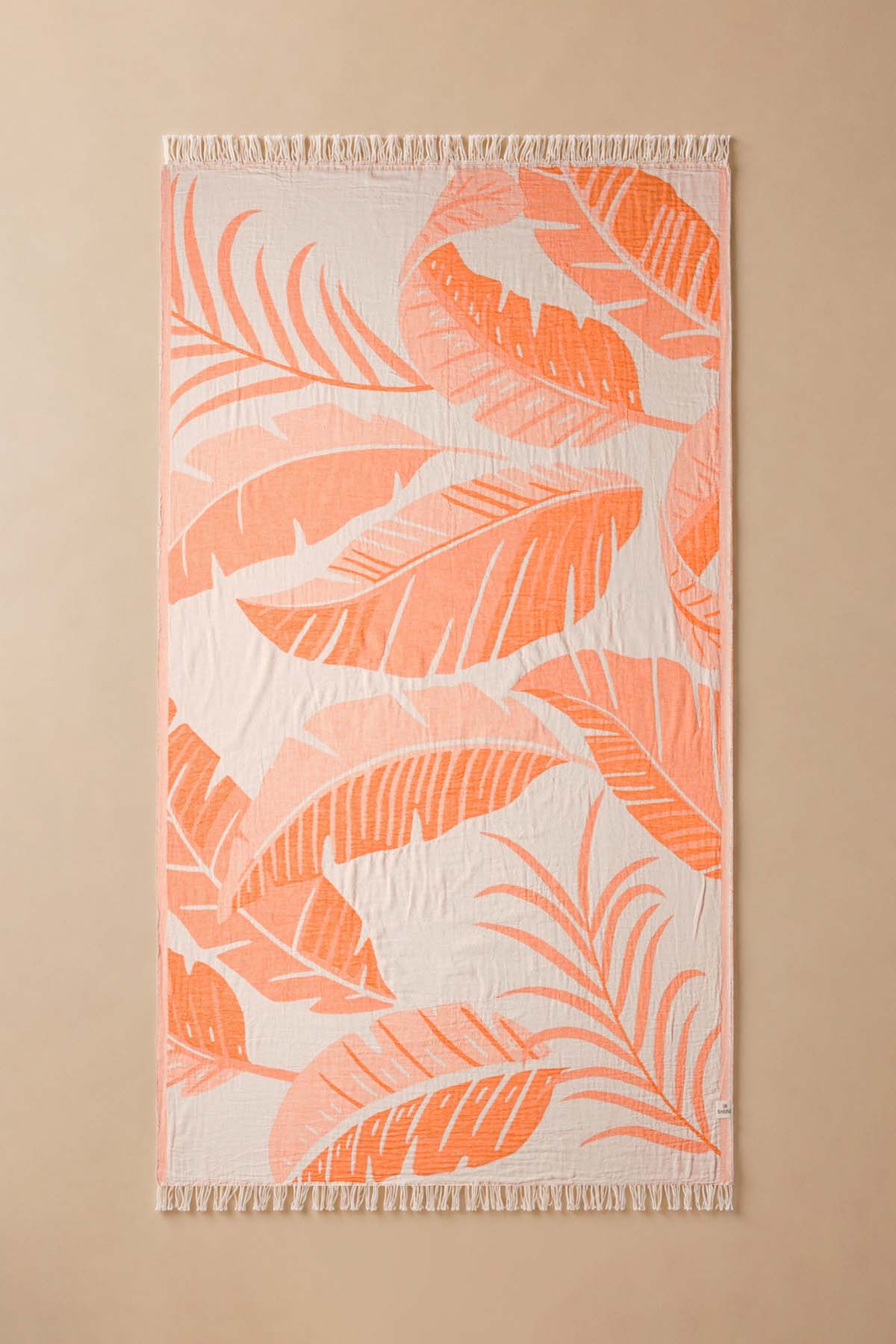 Moriah Pestamal, Turkish Towel Orange with Carry Bag