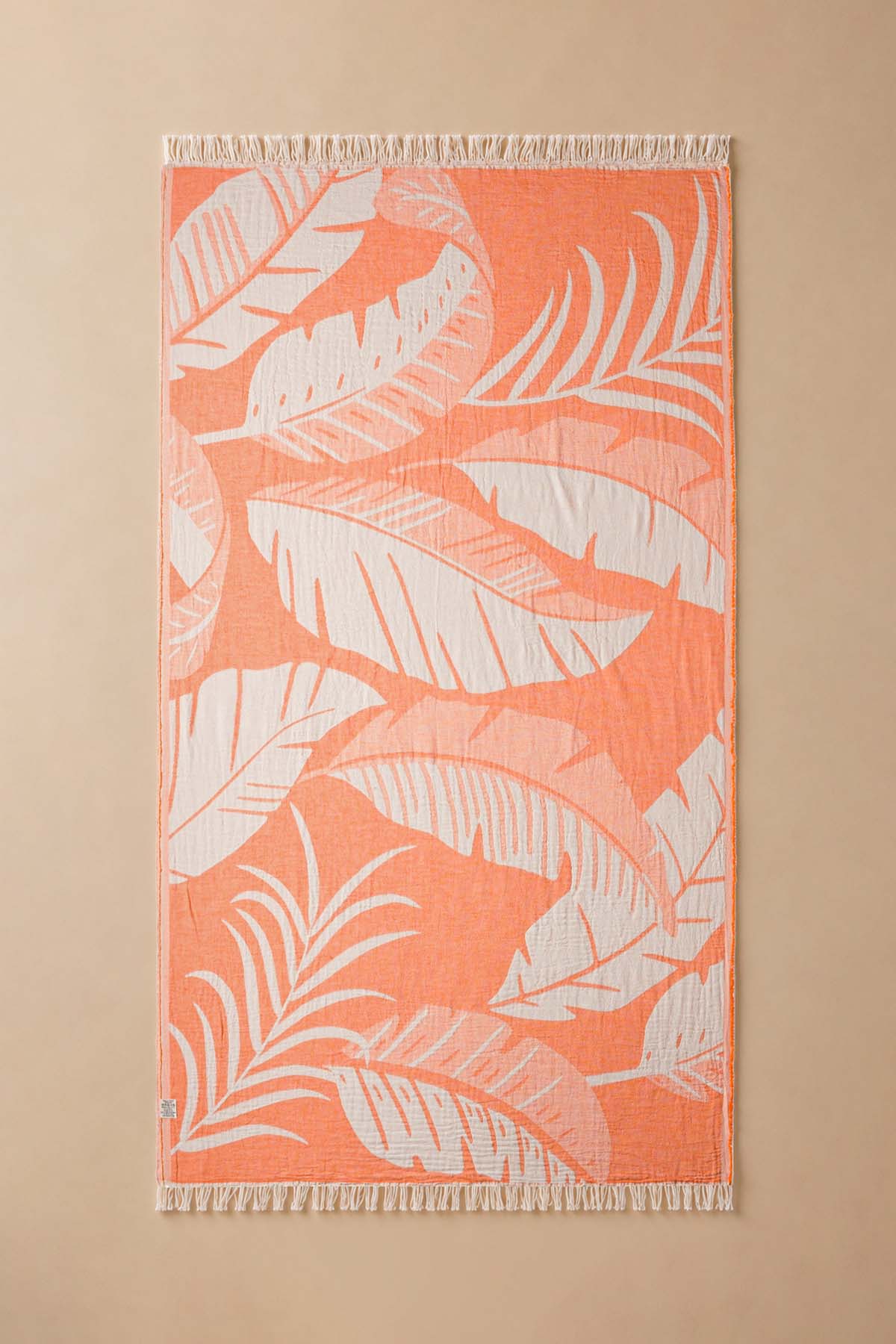 Moriah Pestamal, Turkish Towel Orange with Carry Bag