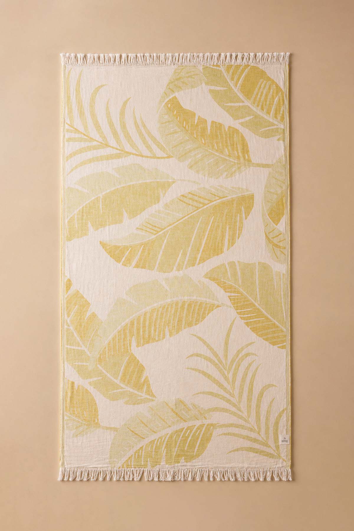 Moriah Pestamal, Turkish Towel Yellow with Carry Bag