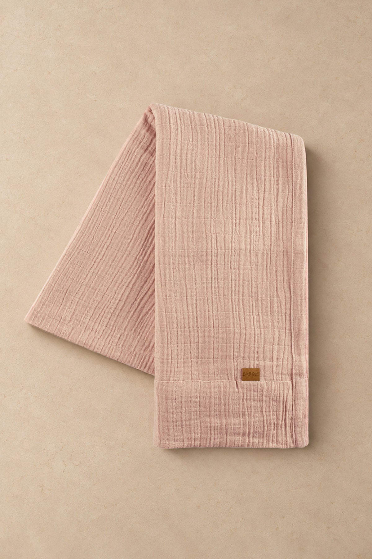 Muslin Table Runner Rugby Tan