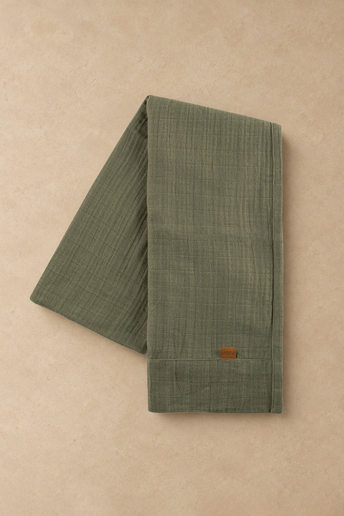 Muslin Table Runner Timber