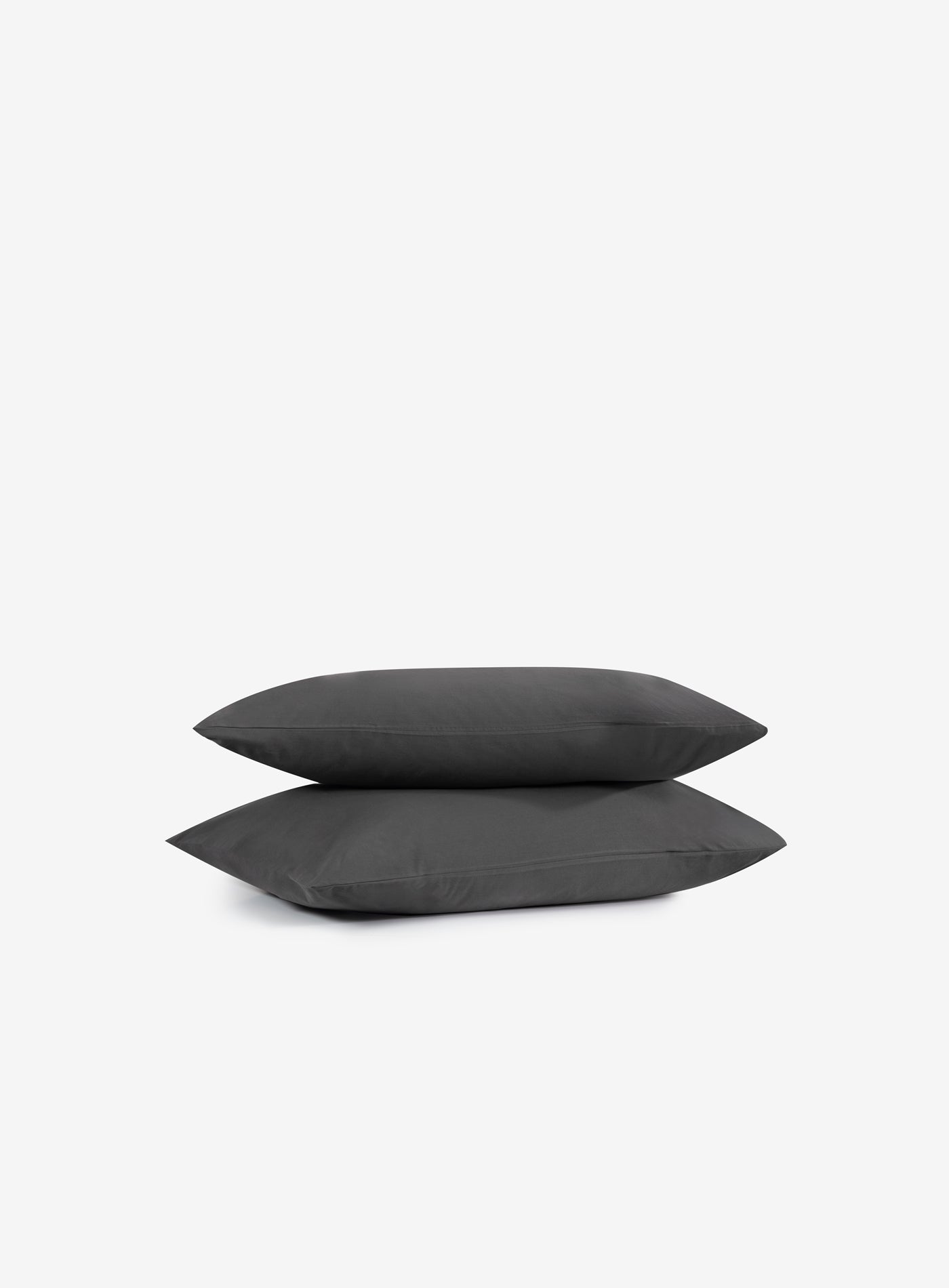 Percale Basic Pillowcase Set Of 2 Anthracite