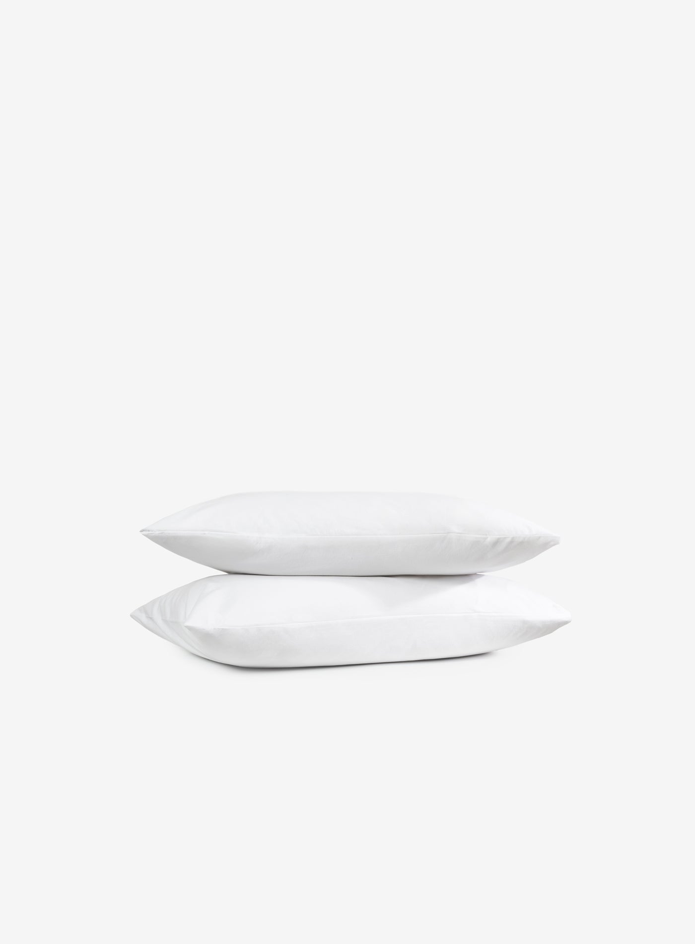 Percale Basic Pillowcase Set Of 2 White