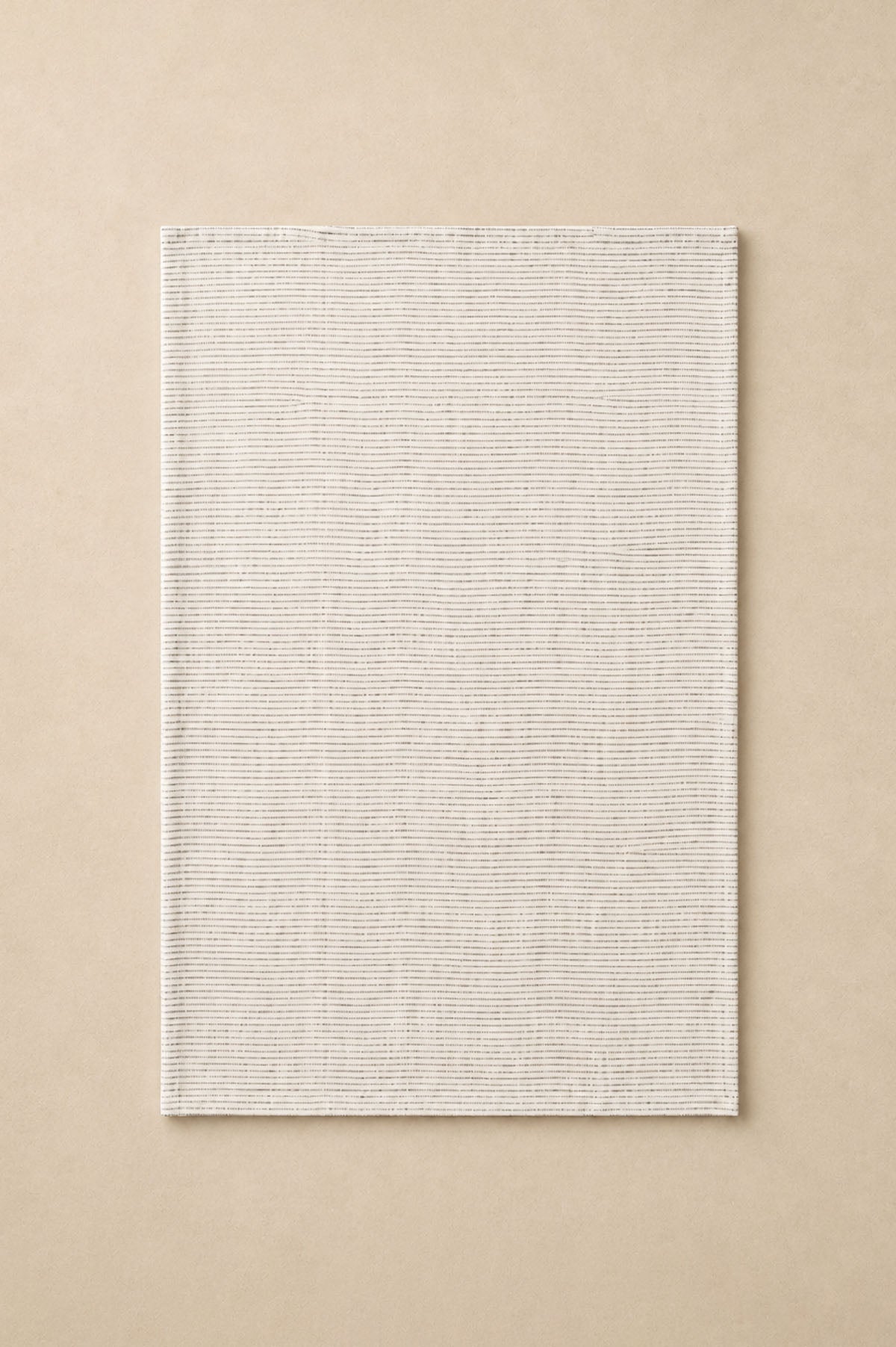 Pin Stripe Kitchen Towel Set Of 2 Off White