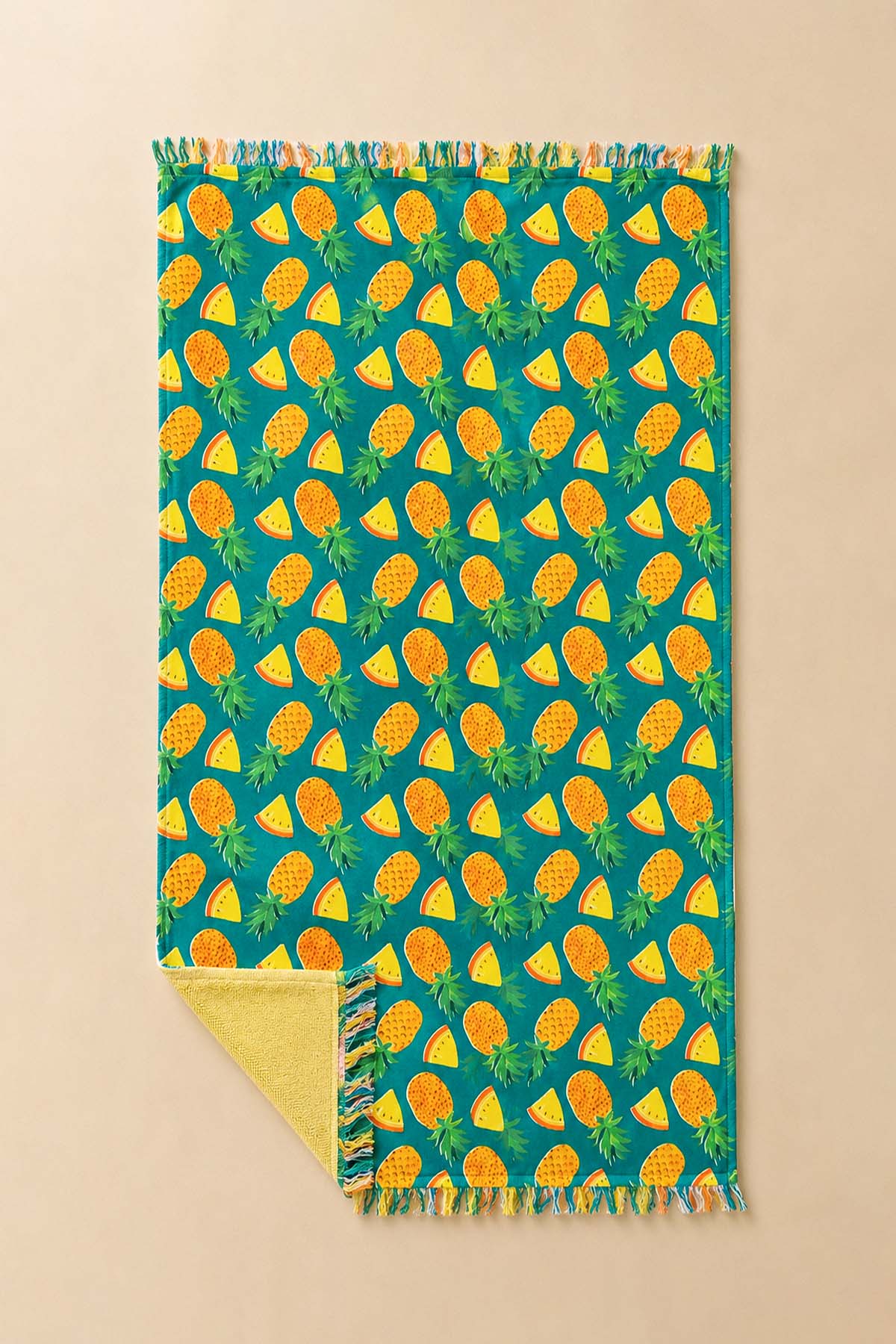 Pineapple Kikoy Pestemal, Beach Towel