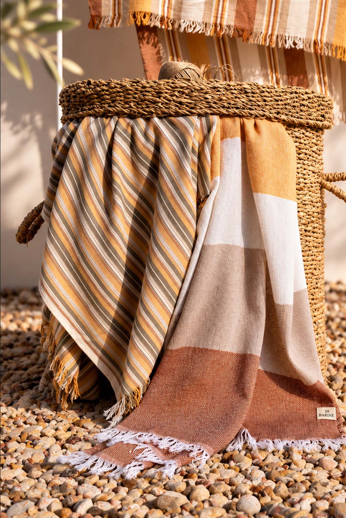Punto Stripe Pestemal, Turkish Towel Terre