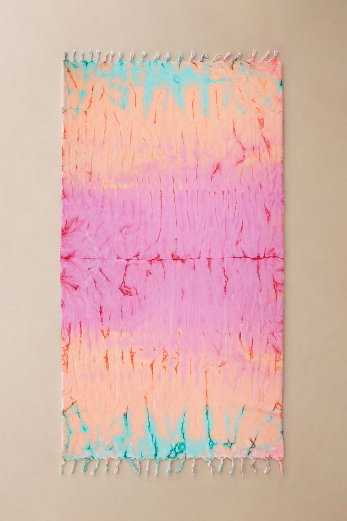 Rainbow Tie Dye Pestemal Hippie