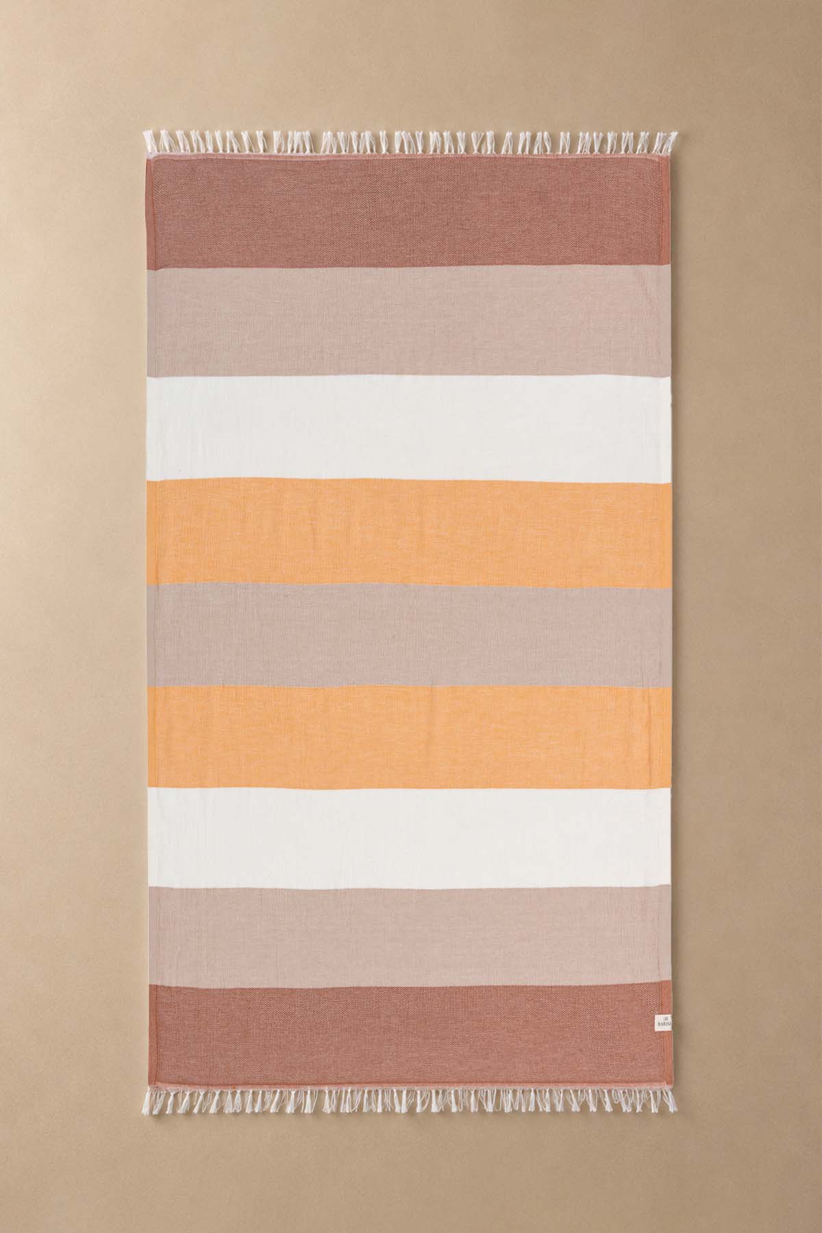 Route Pestemal Turkish Towel Cinnamon with Charm
