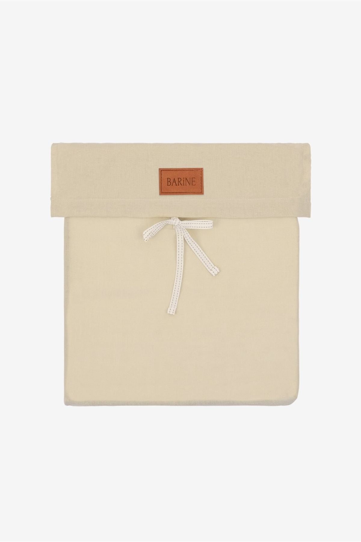 Washed Linen Keten Nevresim Bej