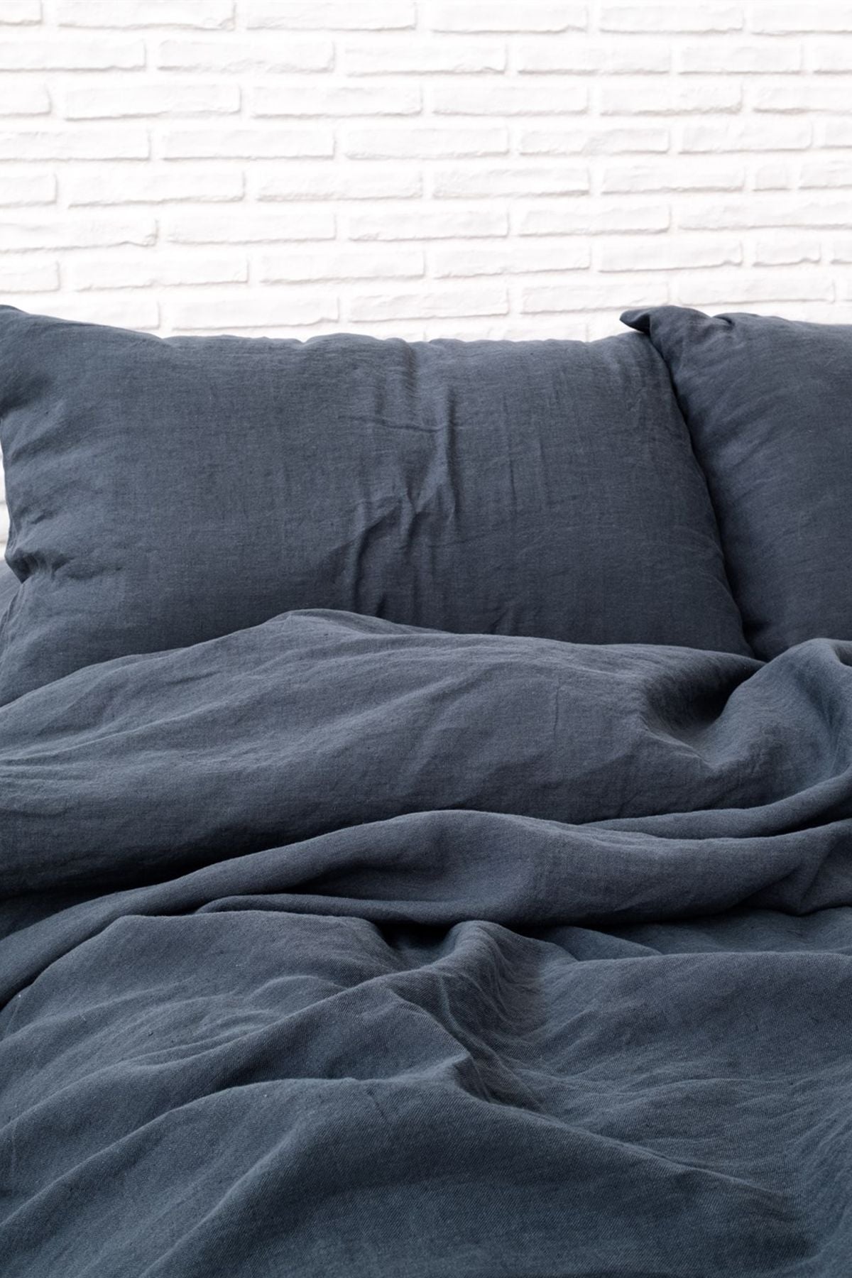 Washed Linen Keten Nevresim Dusk