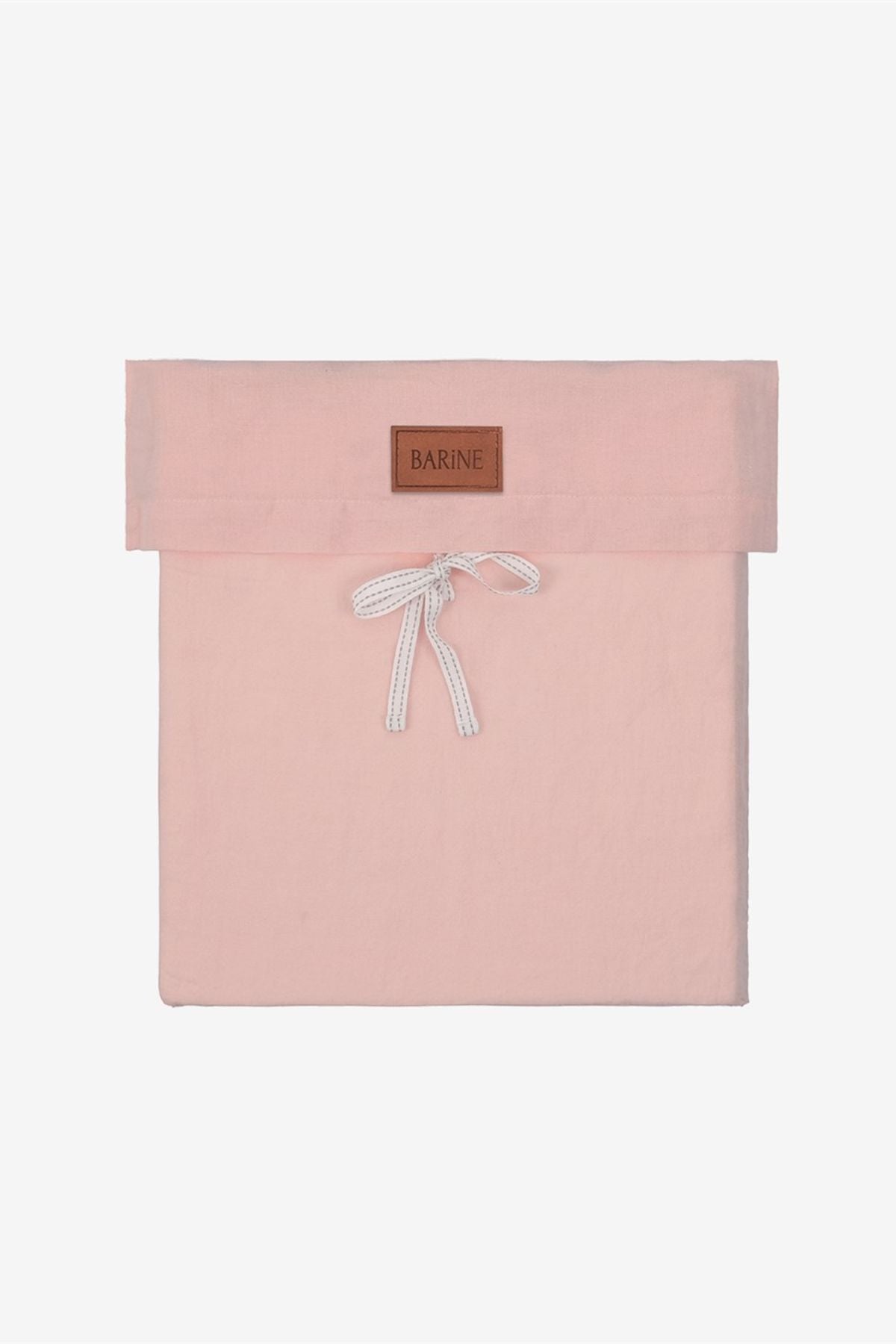 Washed Linen Keten Nevresim Pink