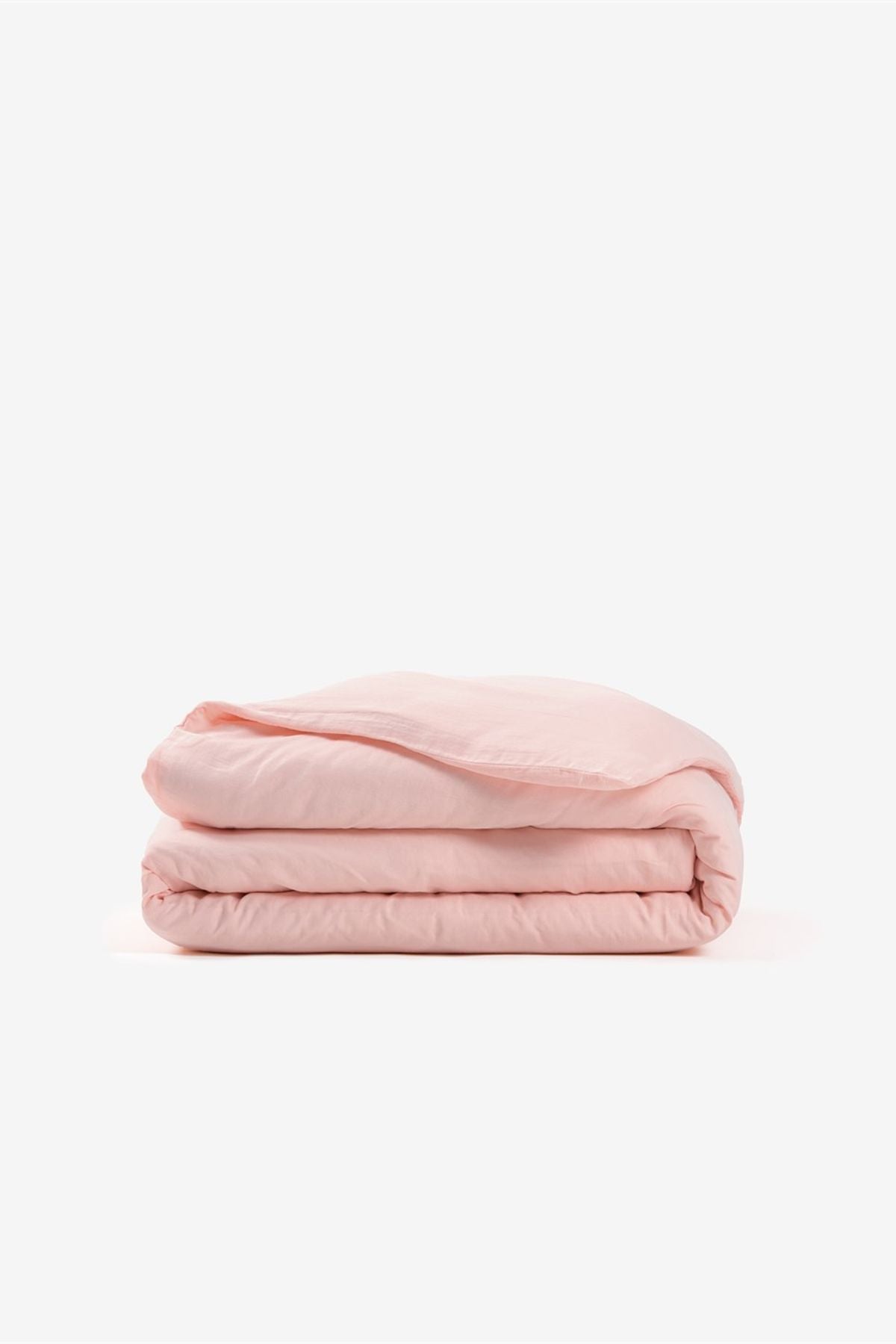 Washed Linen Keten Nevresim Pink