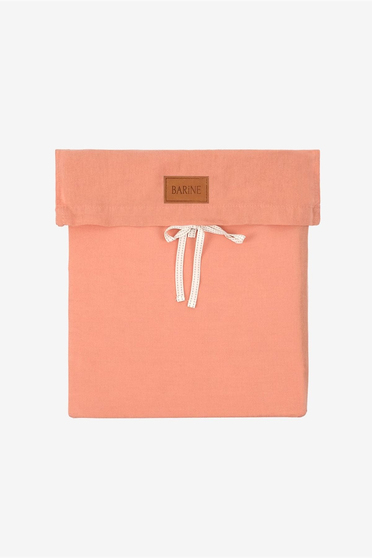 Washed Linen Keten Nevresim Shrimp