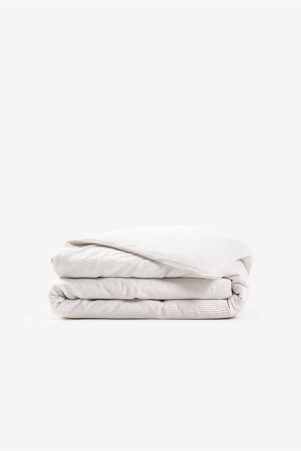 Washed Linen Keten Nevresim Stripe Linen