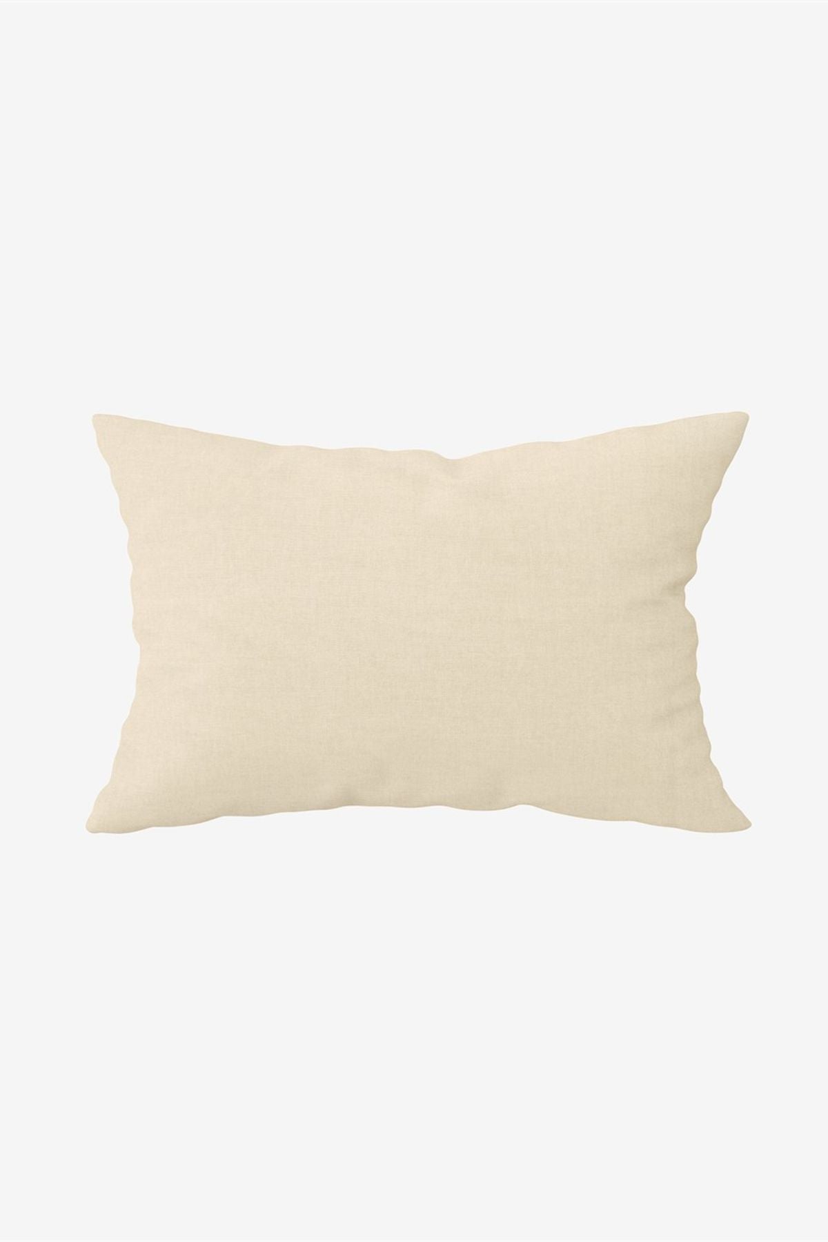 Washed Linen Keten Yastık Kılıfı 2 li Set Bej
