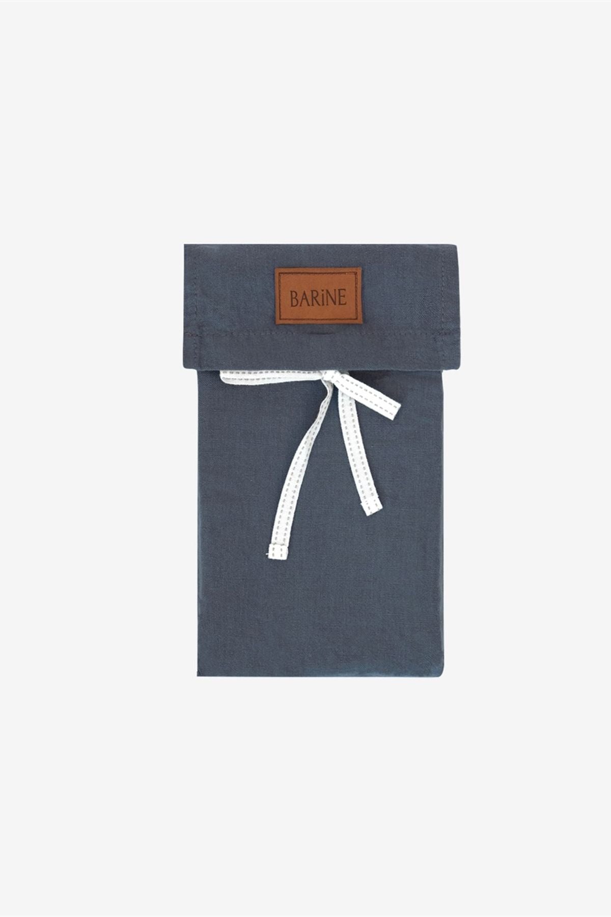 Washed Linen Keten Yastık Kılıfı 2 li Set Dusk