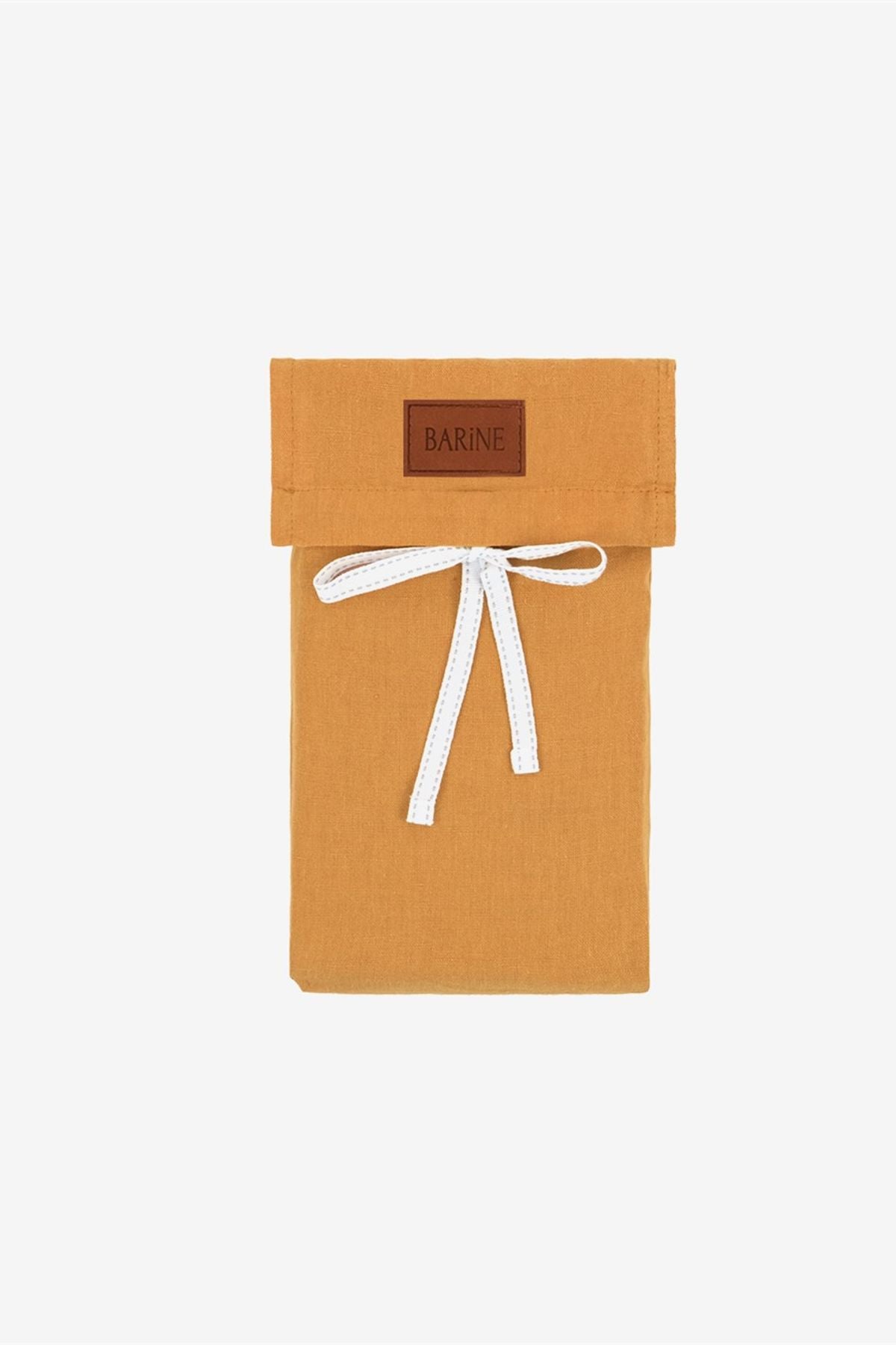 Washed Linen Keten Yastık Kılıfı 2 li Set Oak Buff