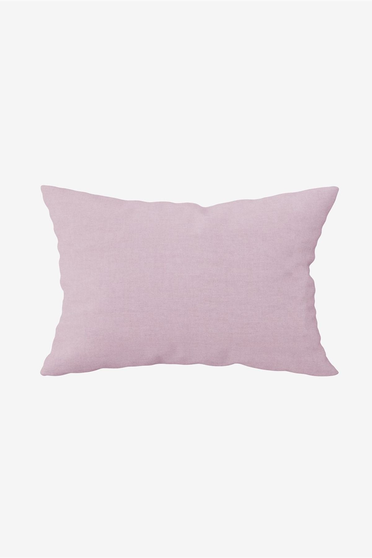 Washed Linen Keten Yastık Kılıfı 2 li Set Orchid