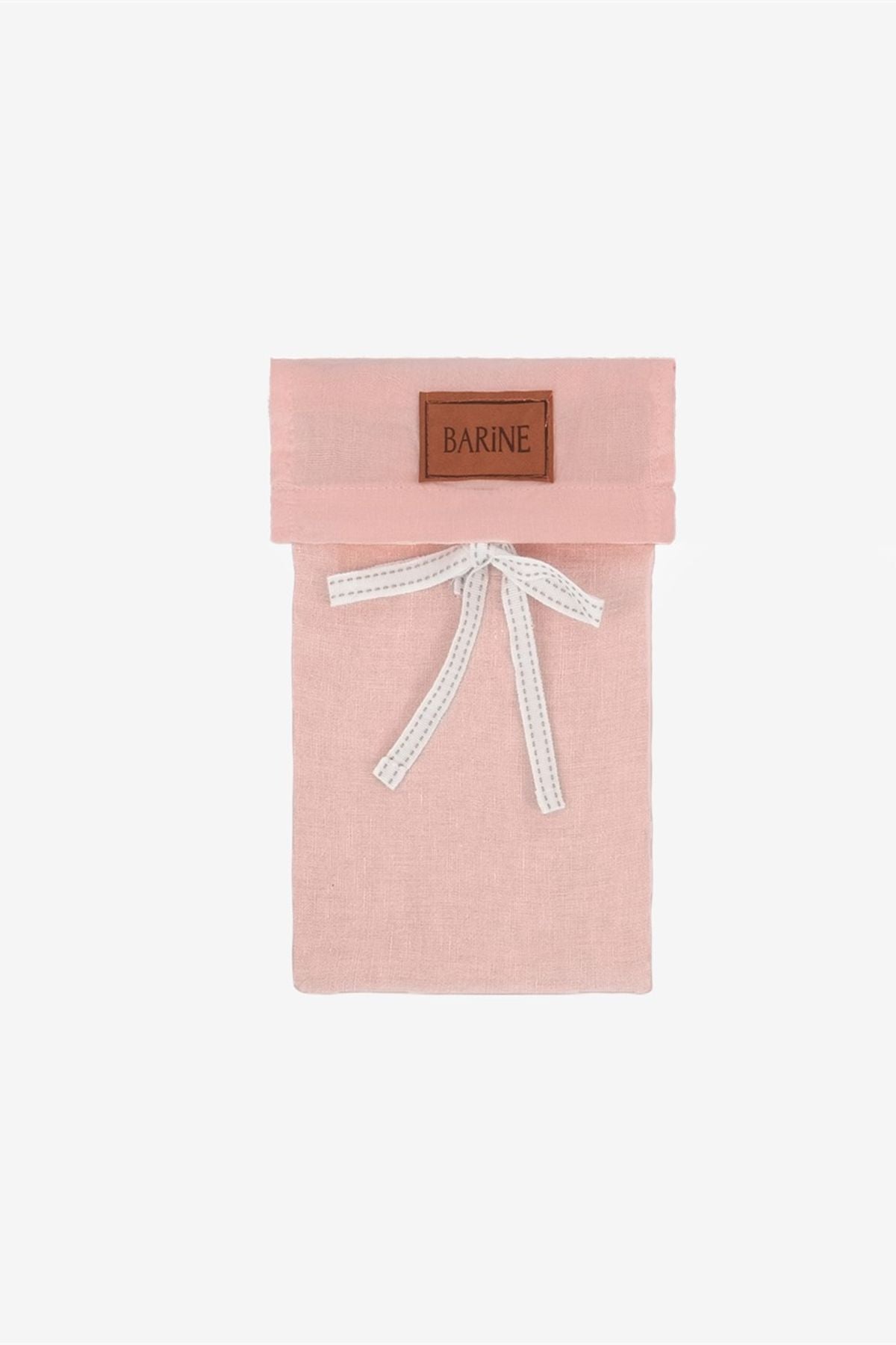 Washed Linen Keten Yastık Kılıfı 2 li Set Pink