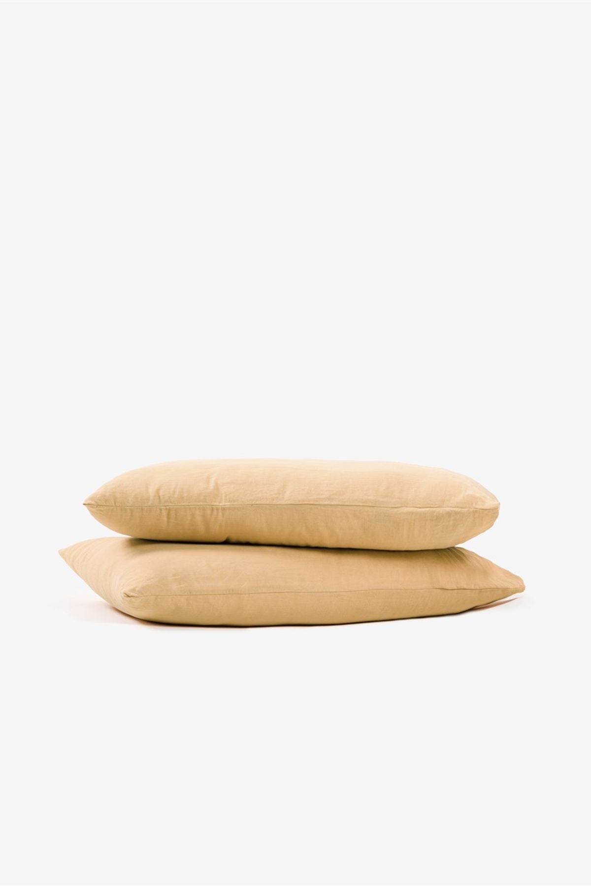 Washed Linen Keten Yastık Kılıfı 2 li Set Sand