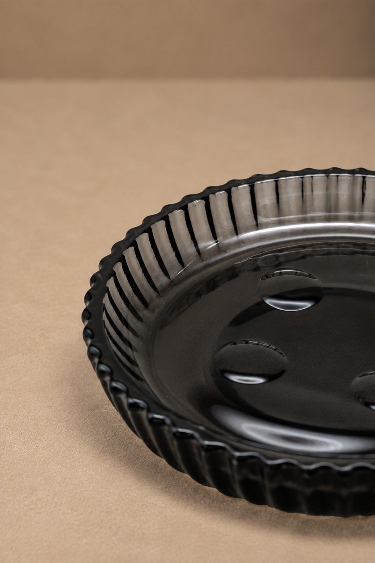 Shadow Antracite Glass Soap Dish