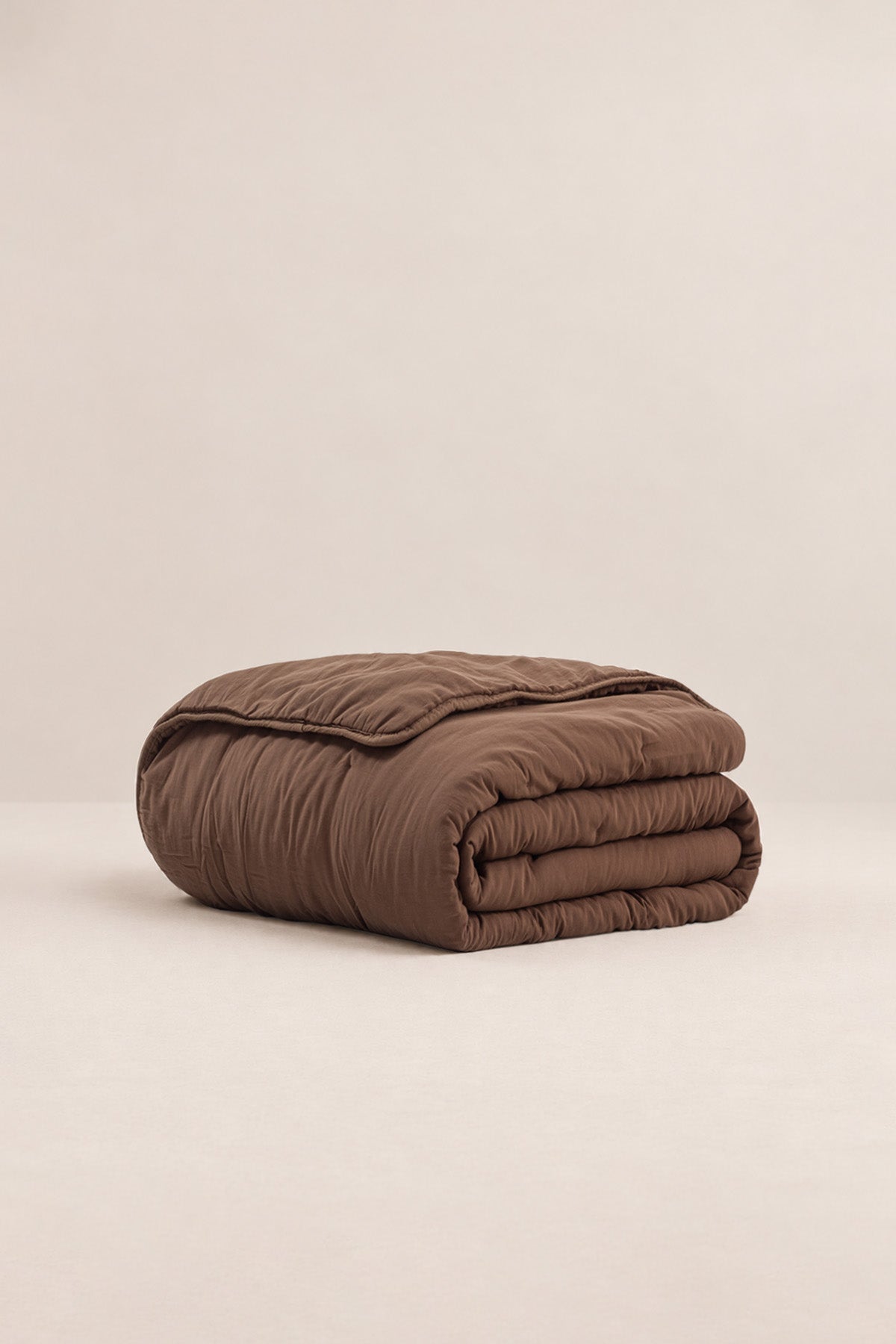 Smooth Baby Quilt Brown