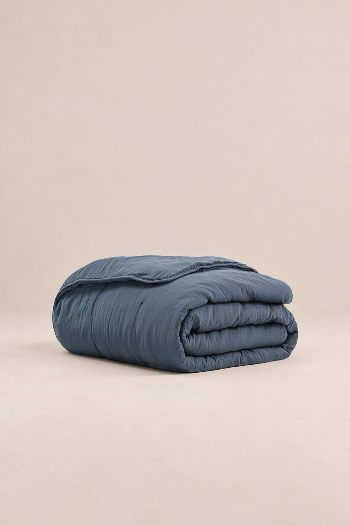 Smooth Baby Quilt Navy