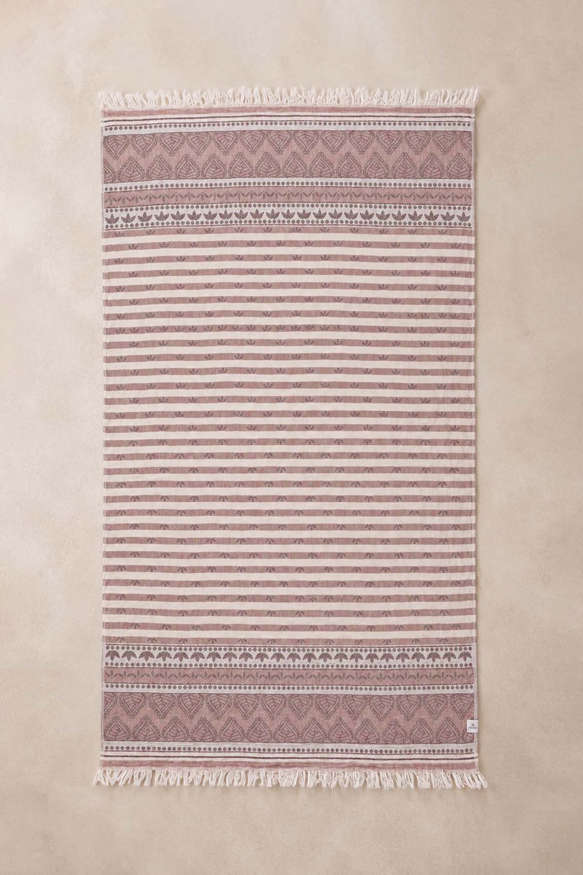 Souq Pestemal, Turkish Towel Mousse-Wine with Carry Bag