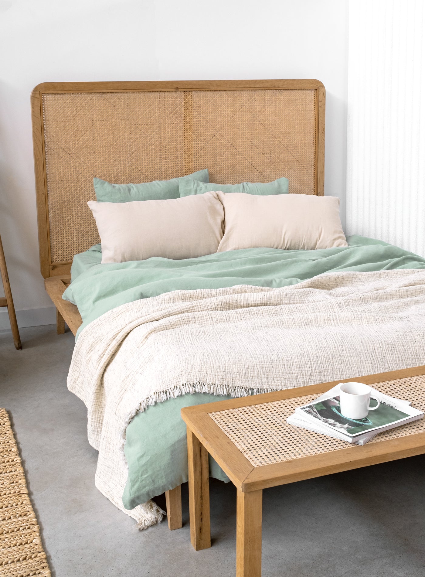 Speckled Bed Spread Hairy