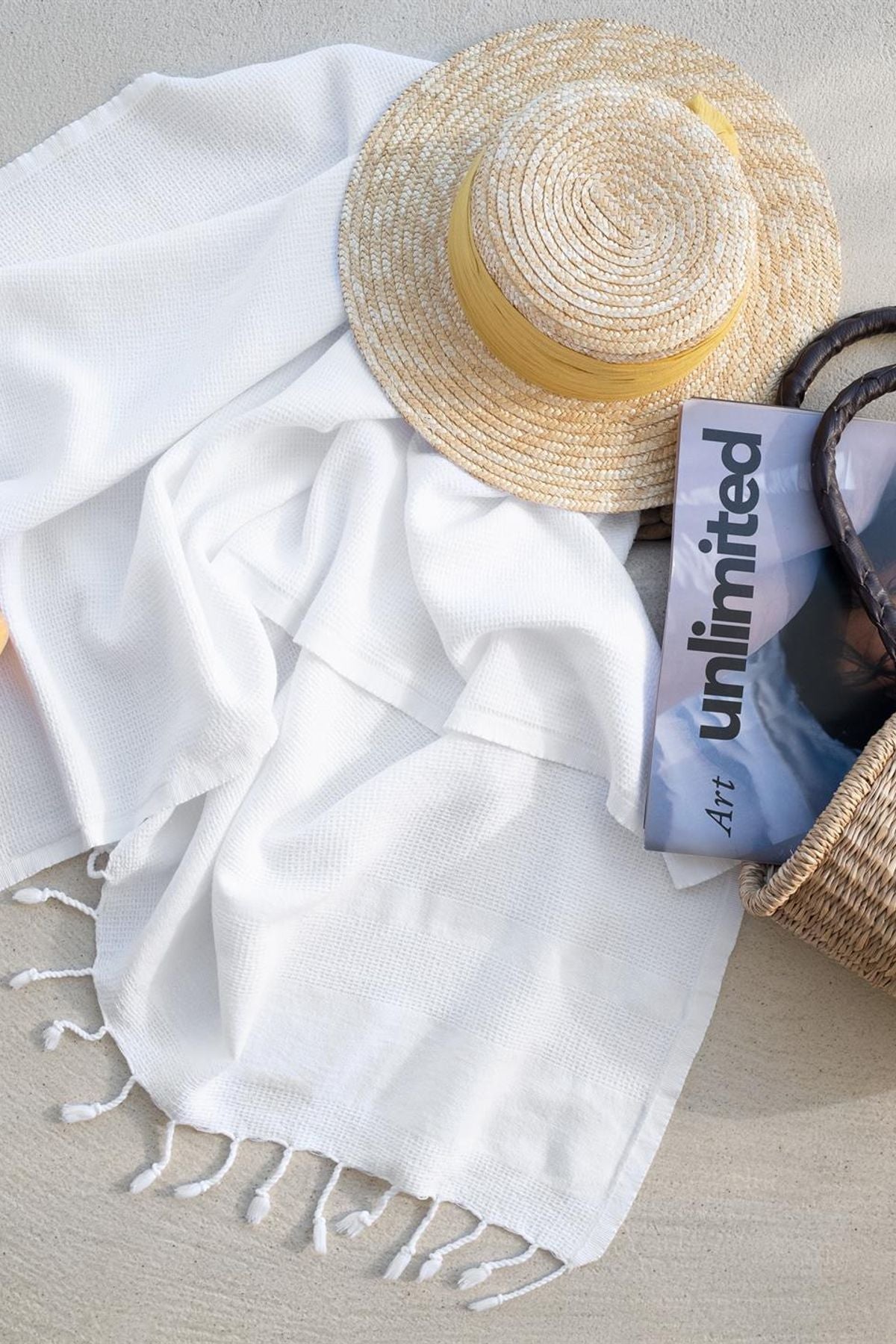 Stone Peştamal Beyaz