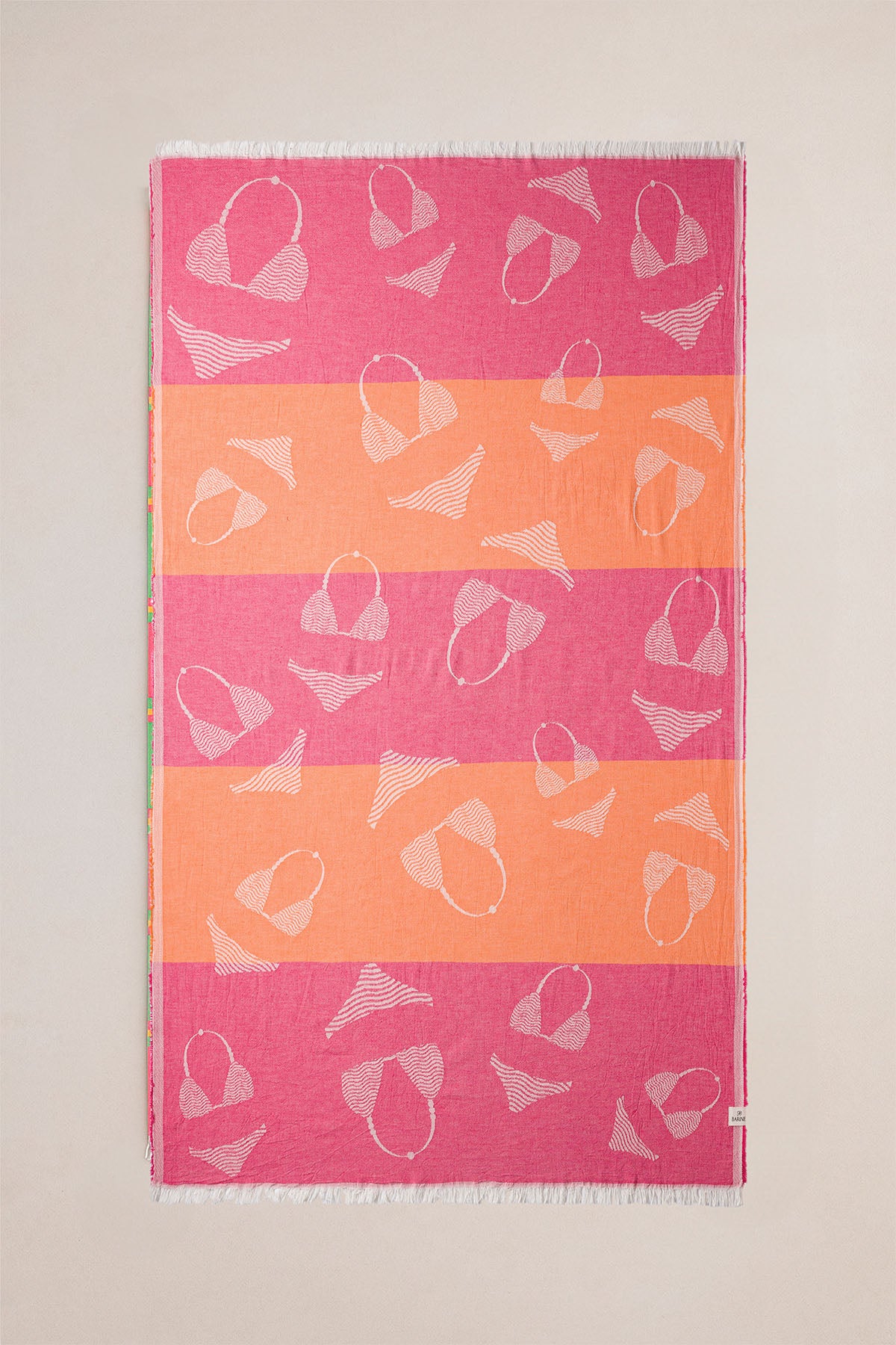 Swimsuit Jacquard Pestamal Turkish Towel W/ Carry Bag
