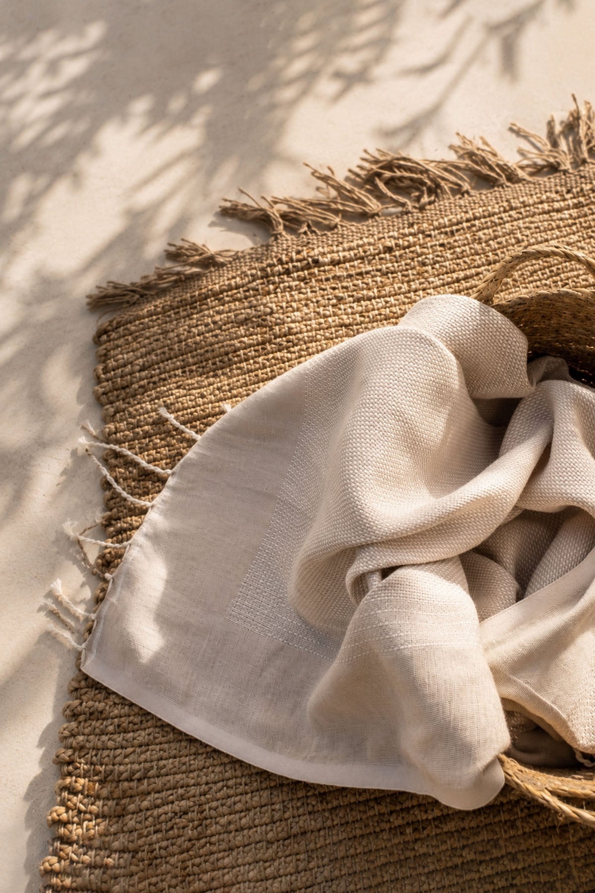 Tan Pestemal, Turkish Towel Beige