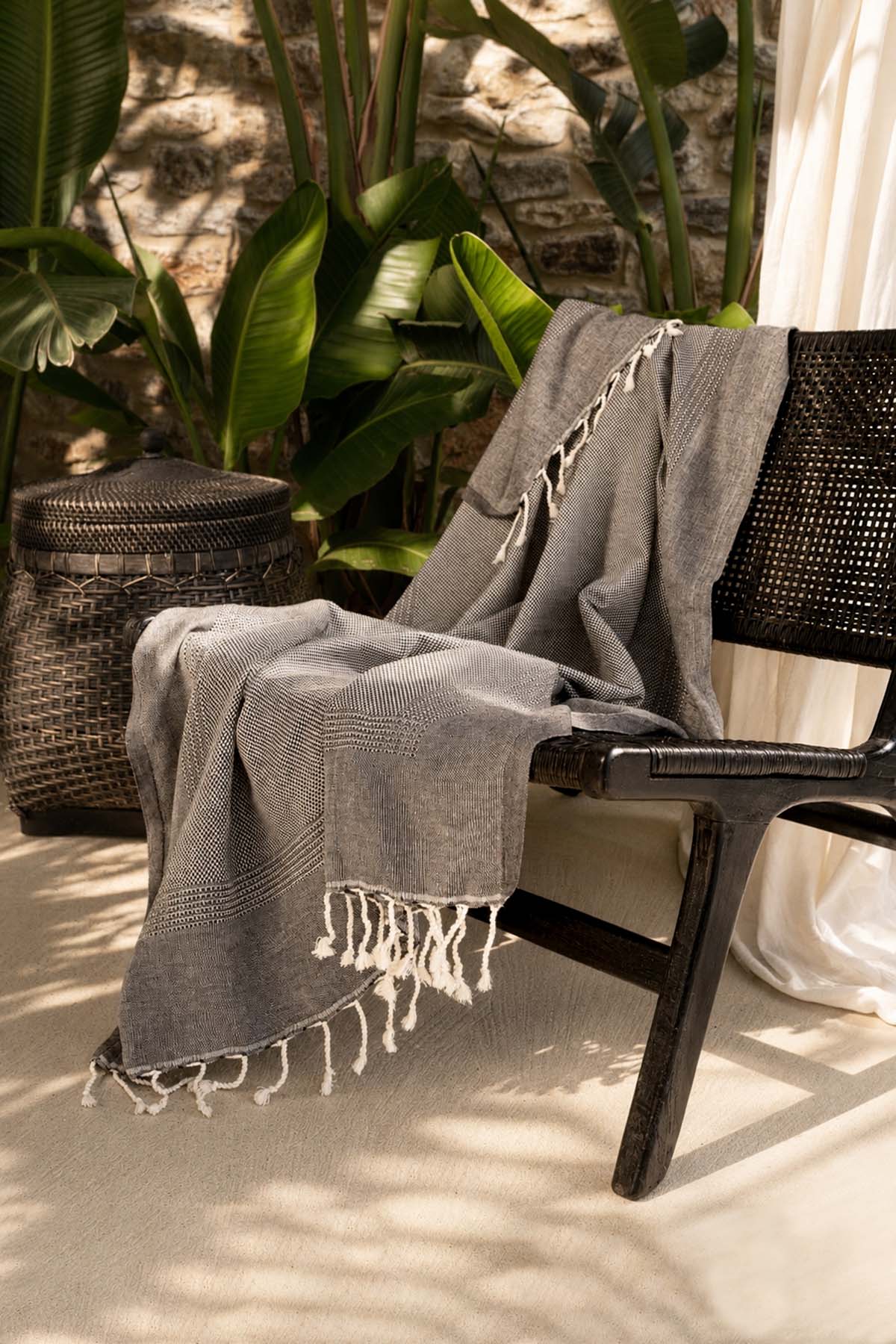 Tan Pestemal, Turkish Towel Black
