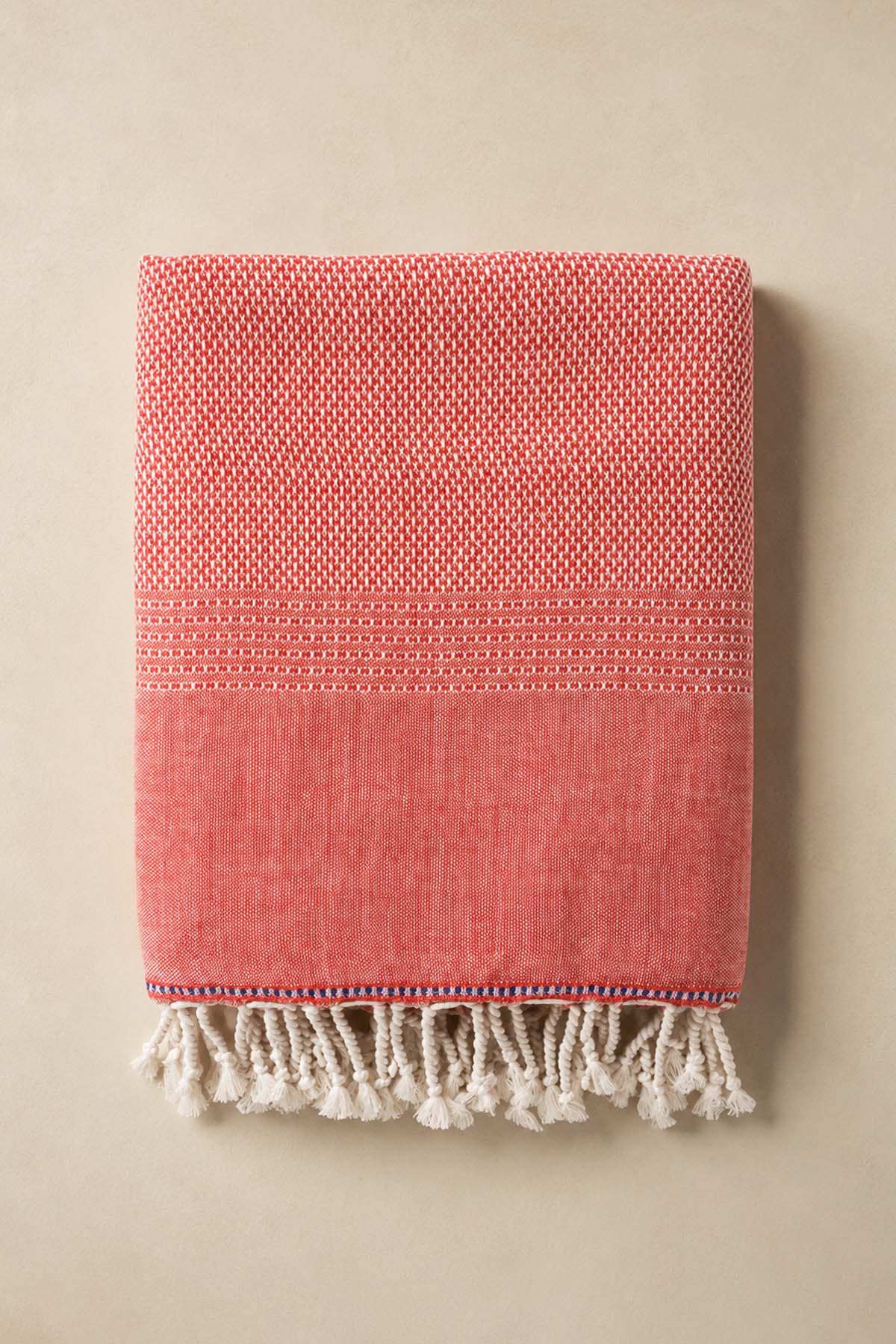 Tan Pestemal, Turkish Towel Mandarin Red