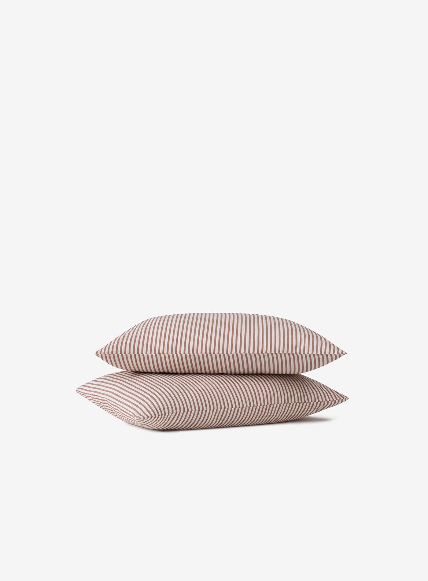 Thin Line Sateen Pillowcase Set Of 2 Ginger Snap