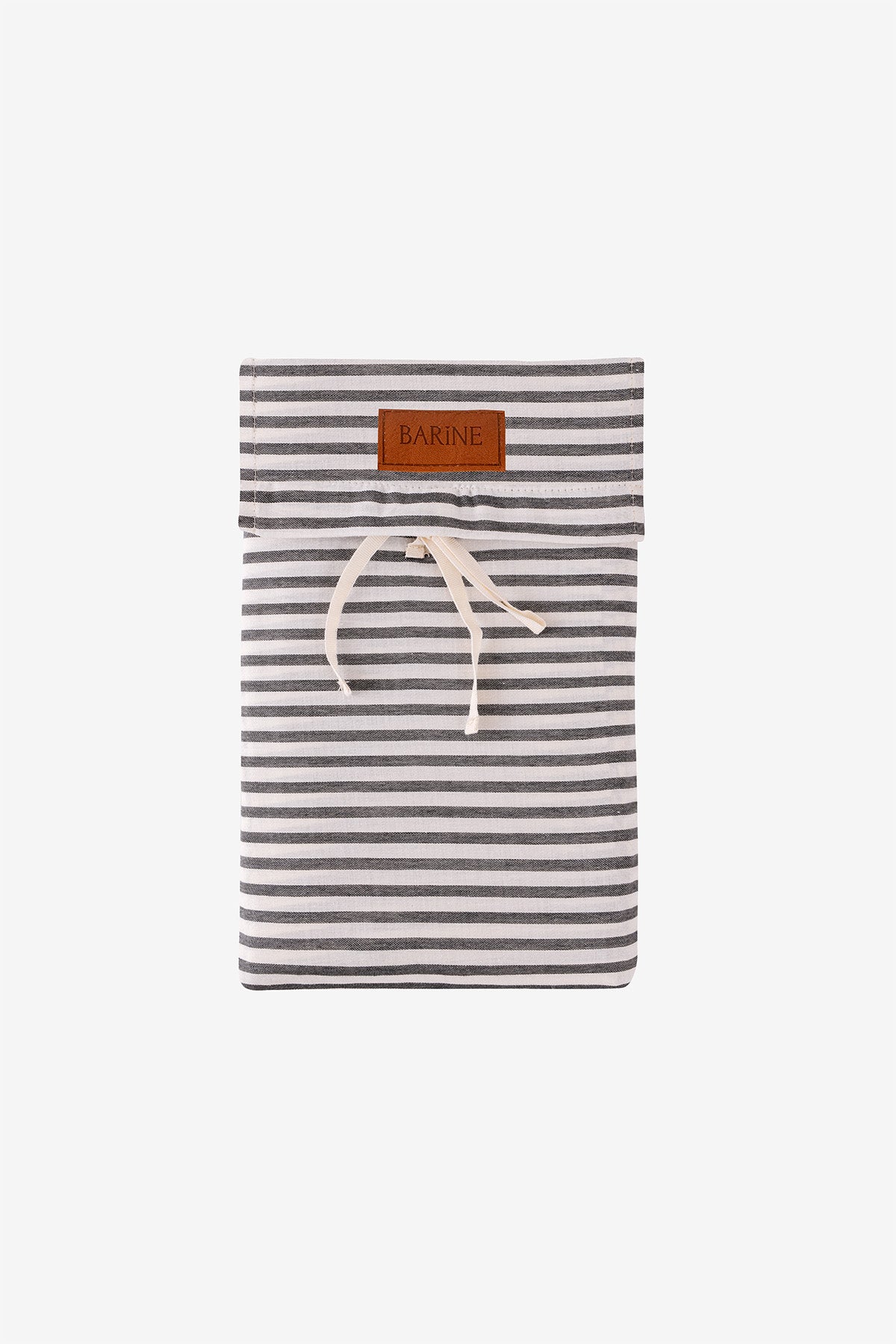 Thin Line Sateen Pillowcase Set Of 2 Black