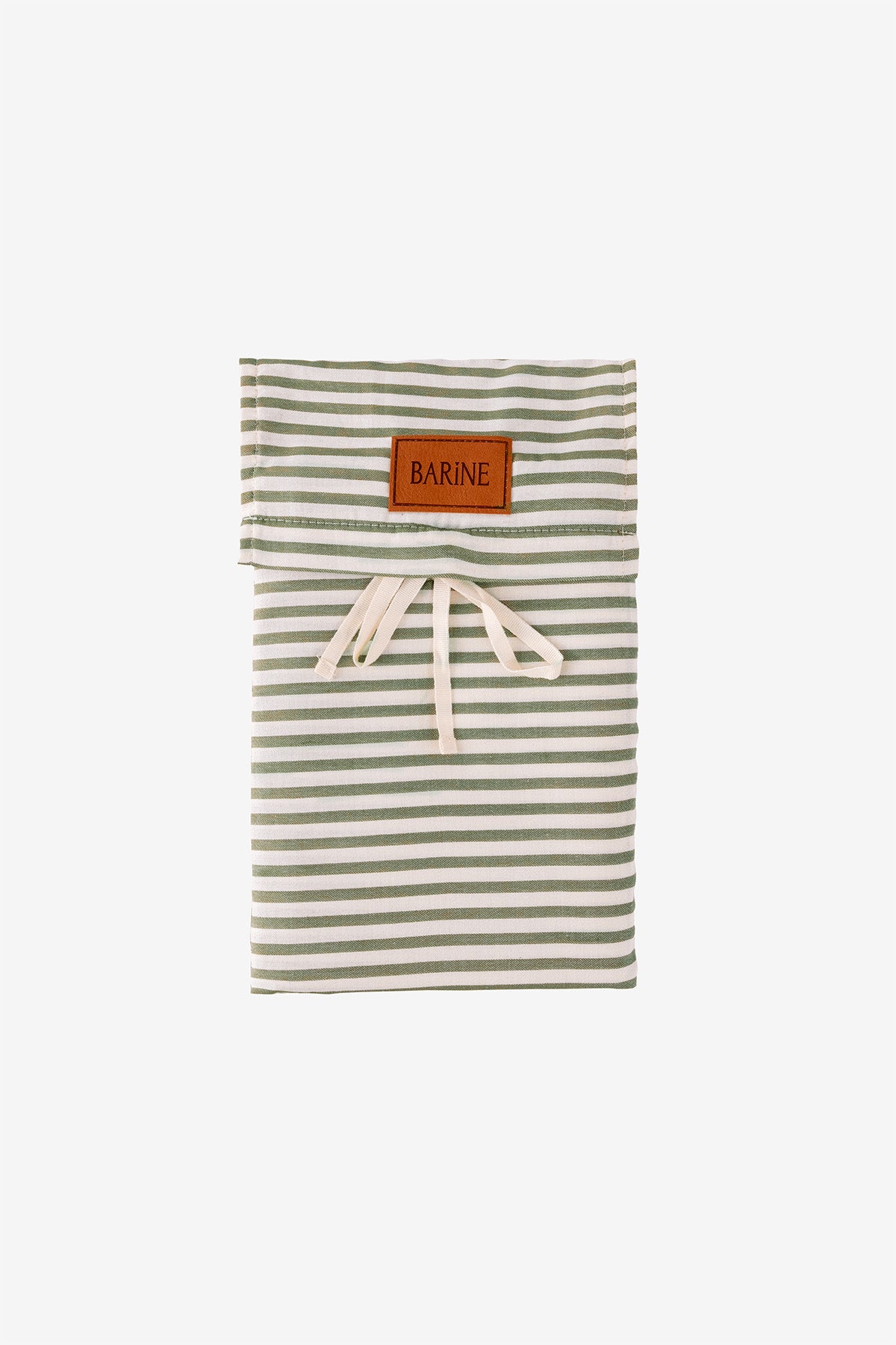 Thin Line Sateen Pillowcase Set Of 2 Sea Kelp