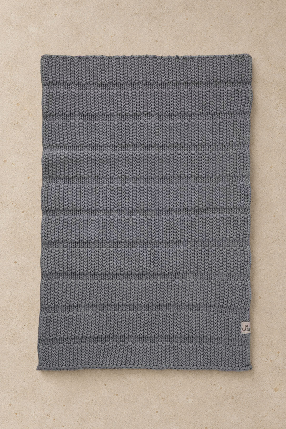 Tide Knit Bathmat Grey