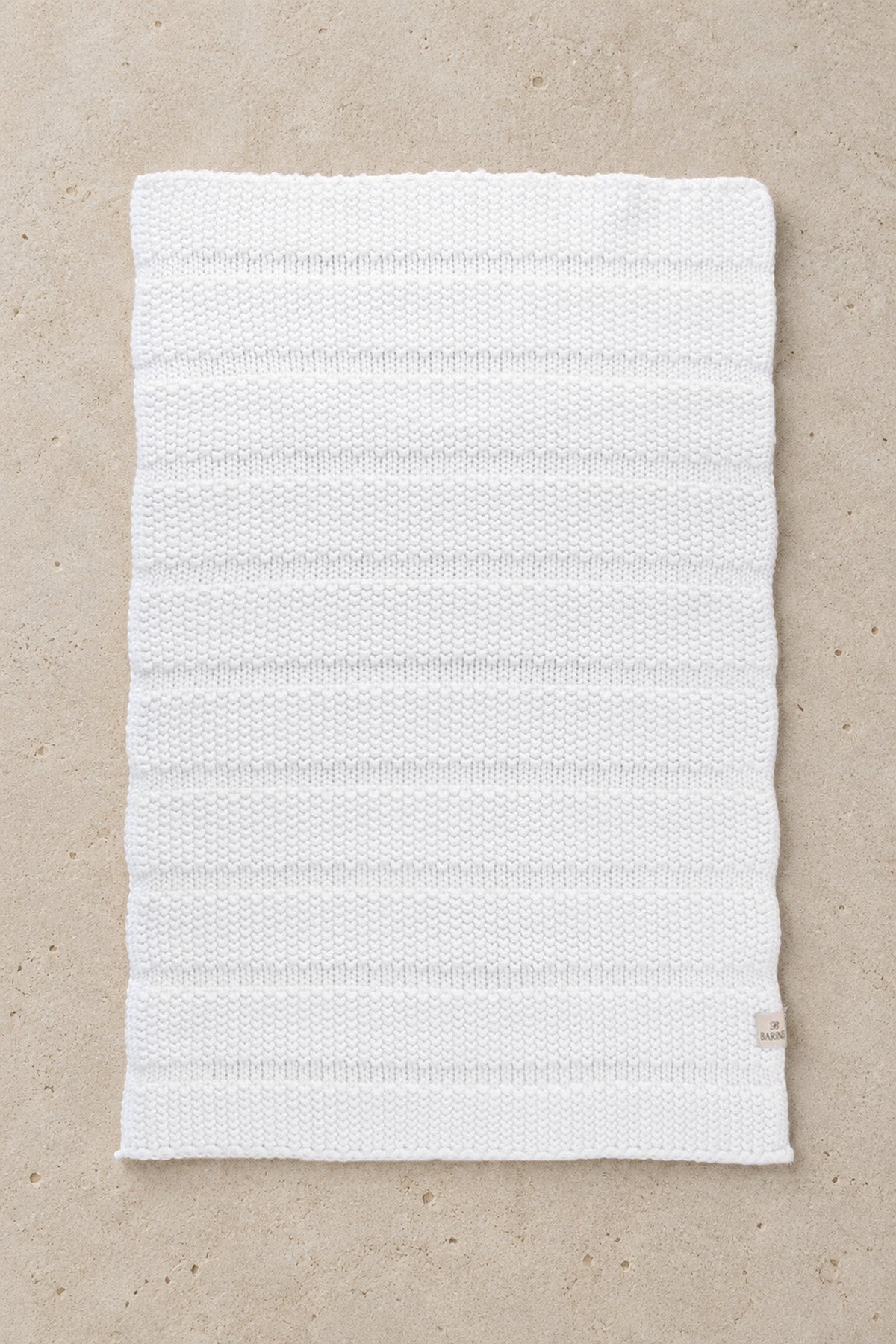 Tide Knit Bathmat White